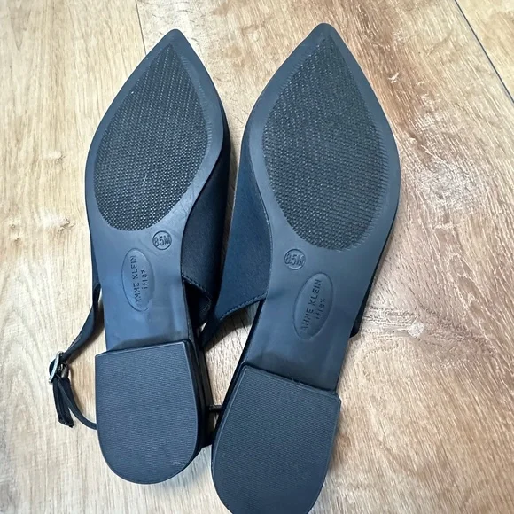 Anne Klein Black Heels with Crystal Embellishments - Picture 8 of 16